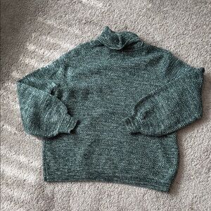Cozy Green Knit Sweater